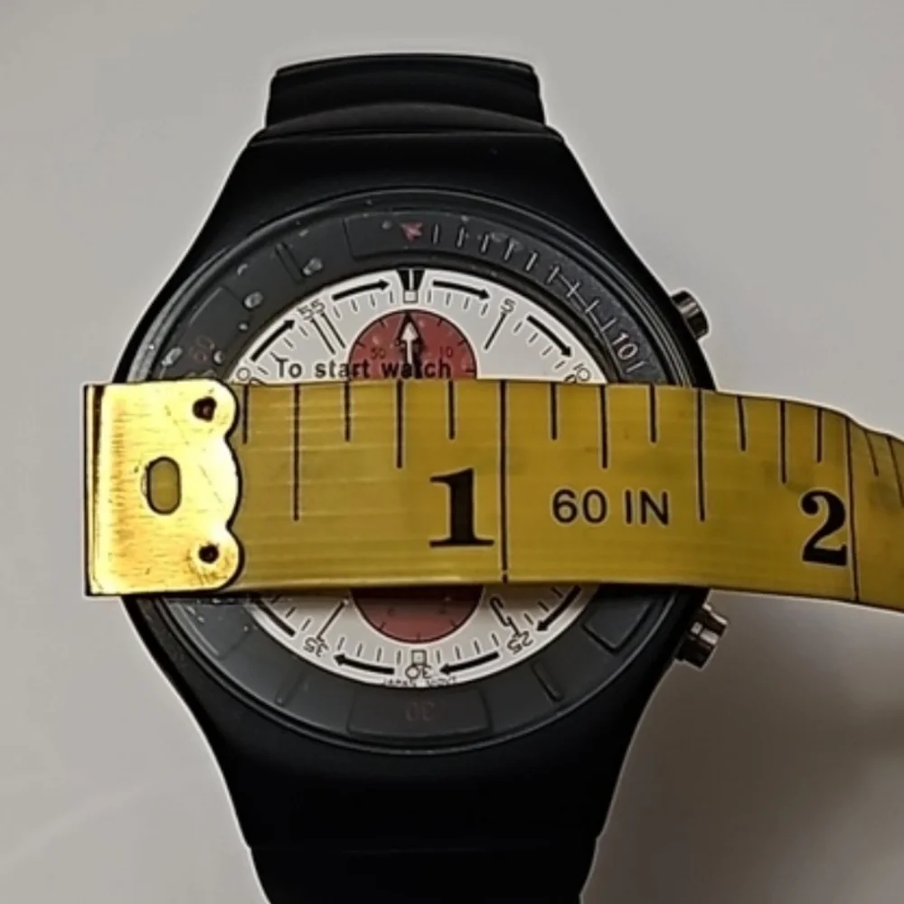 gino franco Stainless steel Water resistant Watch Japanese Quartz Black New